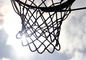 Basketball basket, basketball, sport, playing outside