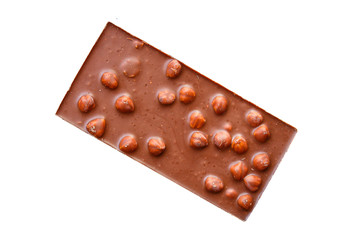 chocolate bar hazelnuts and almonds
(delicious sweet dessert snack) keto or paleo diet menu...
