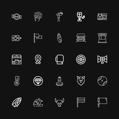 Editable 25 emblem icons for web and mobile