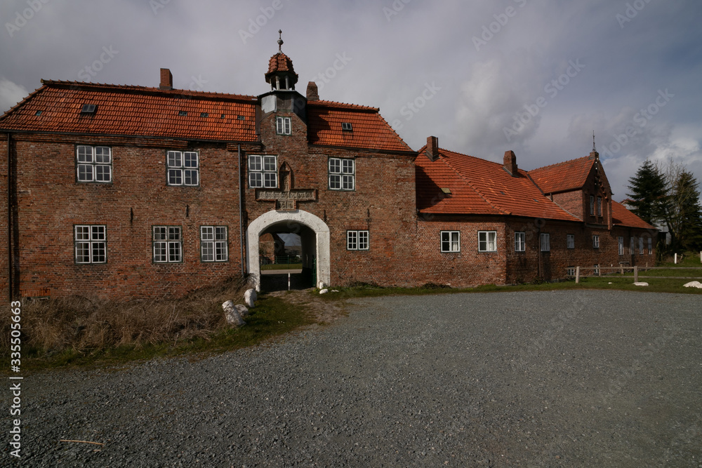 Canvas Prints Gut Ludwigsburg, Torhaus, Waabs, Herrenhaus