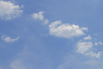 Beautiful Blue sky background with clouds