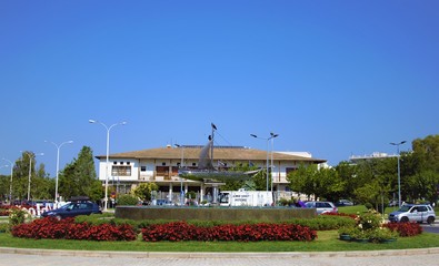 Greece, Volos 4/4/2020 Volos city , seafront in the morning,snapshots of daily life, public...