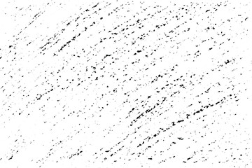 Grunge texture with diagonal spots, noise, and grain. Monochrome abstract background. Vector illustration. The imposition template.