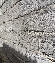 real stone wall without cement. old house with stone walls. surface, background, texture