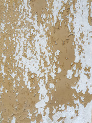 rusty metal background texture with broken brown and white paint