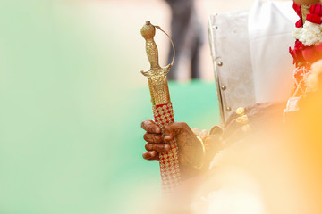 Traditional indian wedding ceremony in Hinduism photography