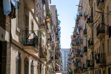 Fototapeta na wymiar street in Barcelona