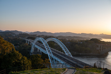夜明けの西海橋