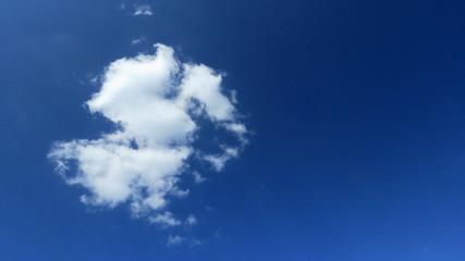 Fototapeta na wymiar Dragon shaped cloud