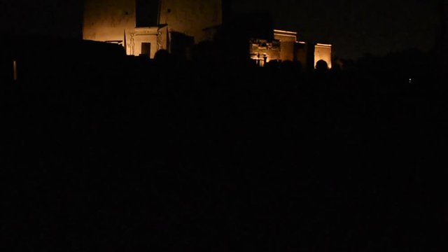 Temple of Isis on Agilkia island (moved from Philae island), Aswan, Egypt