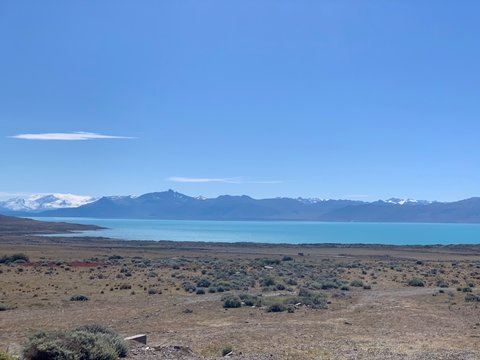 Paysage de lacs de Patagonie en Amérique du Sud