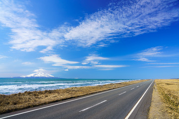 Naklejka premium 海岸の風景