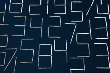 Background of numbers. from zero to nine. Numbers texture. Finance data concept. Matematic. Seamless pattern with numbers. financial crisis concept. Business success.