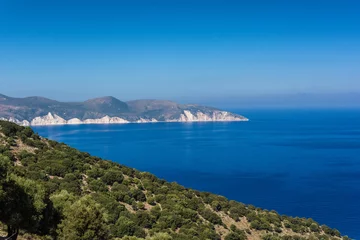 Fotobehang Picturesque view on Myrthos beach Greece, Kefalonia island © Kateryna