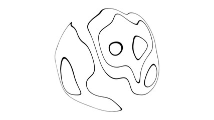 Abstract design with distorted lines, modern pattern, vector illustration