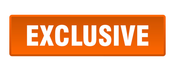 exclusive button. exclusive square orange push button