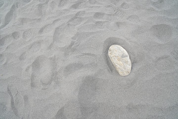 Obraz premium Abstract Nature Scene of White stone on white Sand dune texture background at Hunder Sand dune Nubra Valley , Leh Ladakh , jammu and kashmir - India