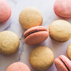 Macaroons. Delicious French dessert