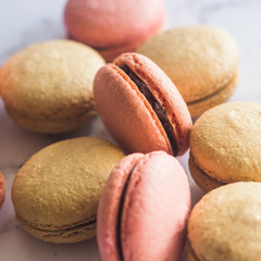 Macaroons. Delicious French dessert