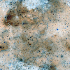 Cosmic fabric seamless pattern. Blue abstract 