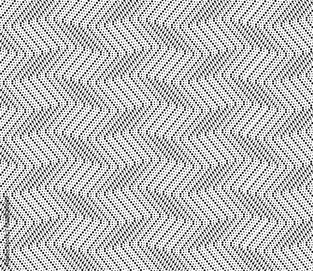 Poster abstract dotted background with lines. halftone waves design.