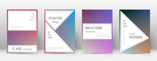 Flyer layout. Stylish fine template for Brochure, 