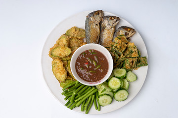 Thai food chill paste with mackere