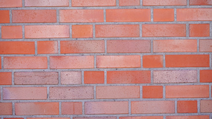 Obraz premium texture modern brick wall, background red stone urban surface