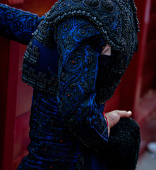 torero en el callejón .