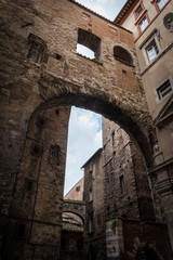 Fototapeta na wymiar Arches of Perugia - Umbria, Italy