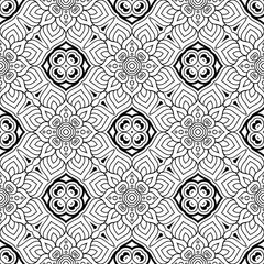Seamless pattern. Vintage decorative elements