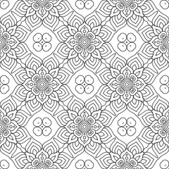 Seamless pattern. Vintage decorative elements