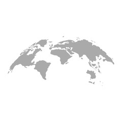 Fototapeta na wymiar world map logo