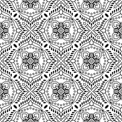 Seamless pattern. Vintage decorative elements