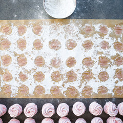 The recipe for home-made Russian marshmallows (Zephyr).