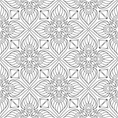 Seamless pattern. Vintage decorative elements