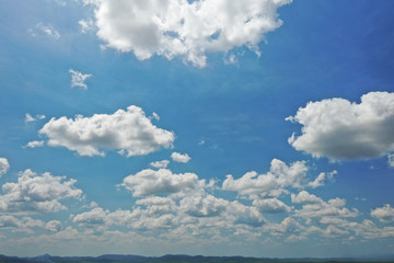 blue sky with cloud