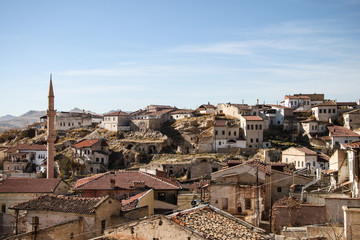 Obraz premium A small village in Cappadocia