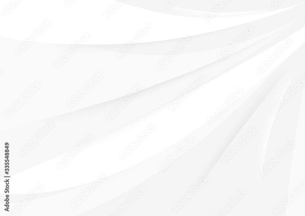 Poster horizontal abstract light color template with graphic elements.