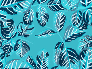 Leaves Seamless Pattern.