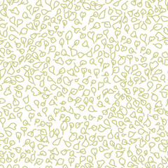 Seamless tropical pattern with leaves. Graphic vector background.	