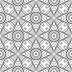 Seamless pattern. Vintage decorative elements
