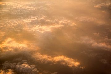 sky  sunset  view from aircraft