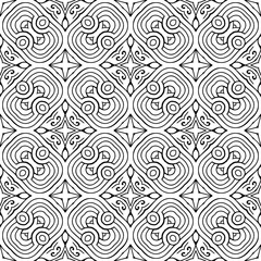 Seamless pattern. Vintage decorative elements