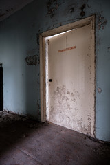 Hospital door in Chernobyl/Pripyat Exclusion Zone
