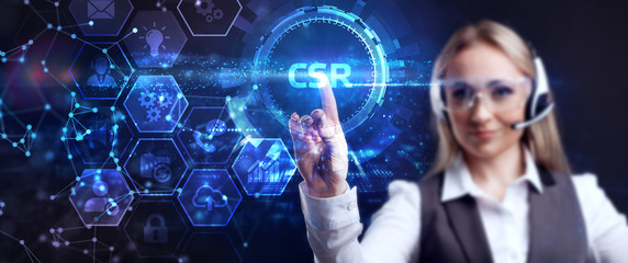 Business, Technology, Internet and network concept. Digital Marketing content planning advertising strategy concept. CSR