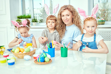 Fototapeta premium happy staying at home