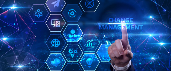 Business, Technology, Internet and network concept. Digital Marketing content planning advertising strategy concept. Change management