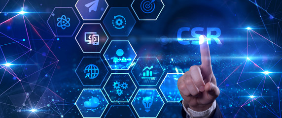 Business, Technology, Internet and network concept. Digital Marketing content planning advertising strategy concept. CSR