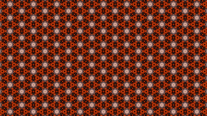 Fractal kaleidoscopic background. Geometric folklore ornament. Tribal ethnic texture - 335553850